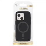 Onsala iPhone 14 Pro Cover MagSeries Silicone Sort