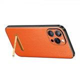Sulada iPhone 14 Pro Cover med Stativ Orange