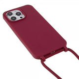 iPhone 14 Pro Cover med Strap Rød