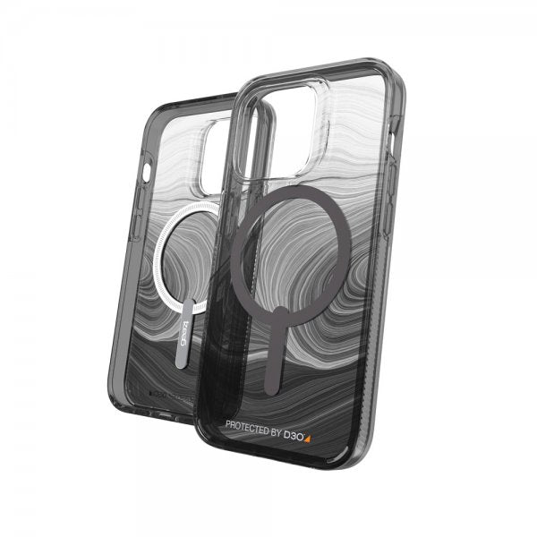 Gear4 iPhone 14 Pro Cover Milan Snap Black Swirl