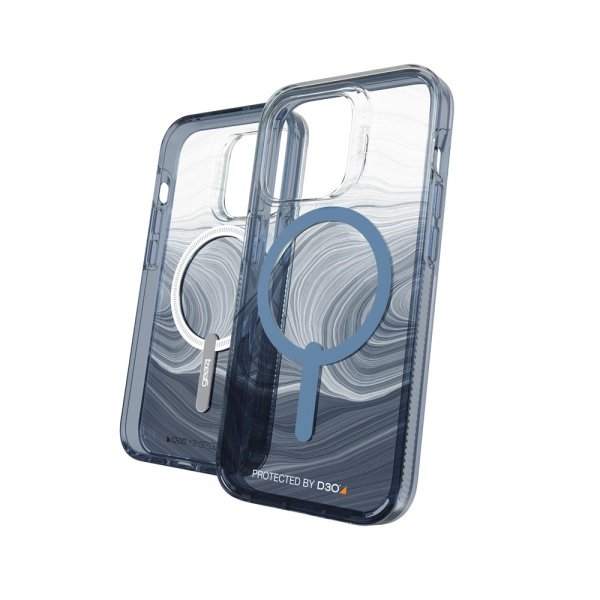 Gear4 iPhone 14 Pro Cover Milan Snap Blue Swirl