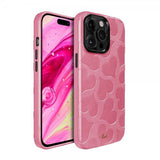 LAUT iPhone 14 Pro Cover Motif MagSafe Pink Hearts