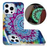 iPhone 14 Pro Cover Motiv Blå Mandala