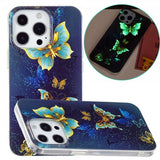 iPhone 14 Pro Cover Motiv Guldsommerfugle