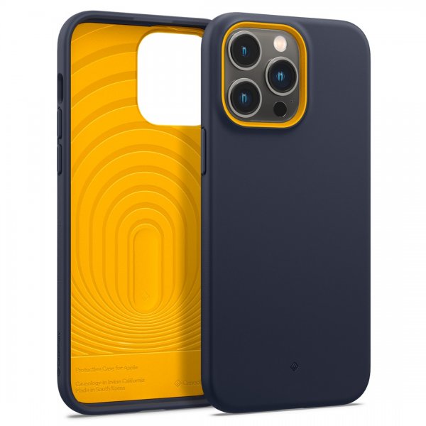 Caseology iPhone 14 Pro Cover med Skærmbeskyttelse Nano Pop 360 Blueberry Navy