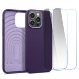 Caseology iPhone 14 Pro Cover med Skærmbeskyttelse Nano Pop 360 Grape Purple
