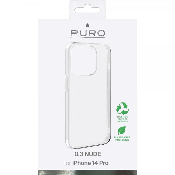 Puro iPhone 14 Pro Cover Nude Transparent