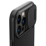 Spigen iPhone 14 Pro Cover Optik Armor MagFit Sort