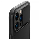 Spigen iPhone 14 Pro Cover Optik Armor MagFit Sort