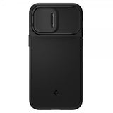 Spigen iPhone 14 Pro Cover Optik Armor MagFit Sort