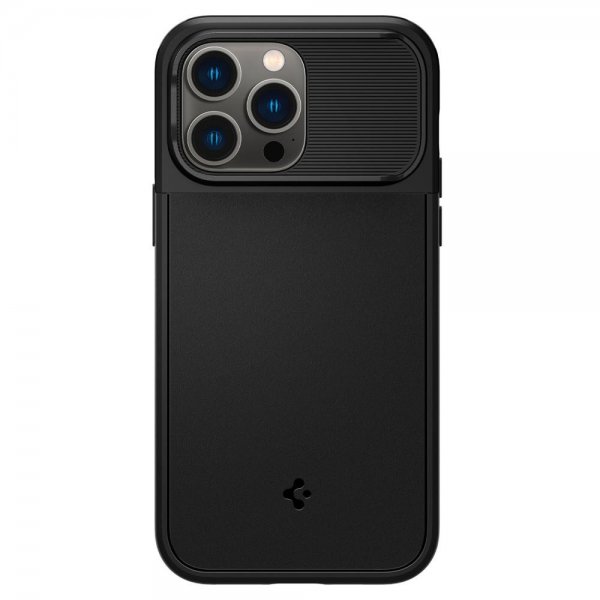 Spigen iPhone 14 Pro Cover Optik Armor MagFit Sort