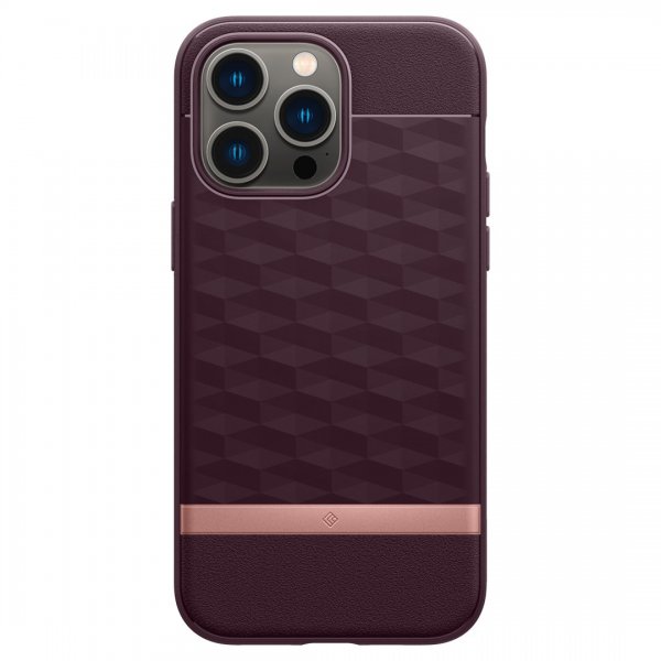 Caseology iPhone 14 Pro Cover Parallax Mag Burgundy Bean