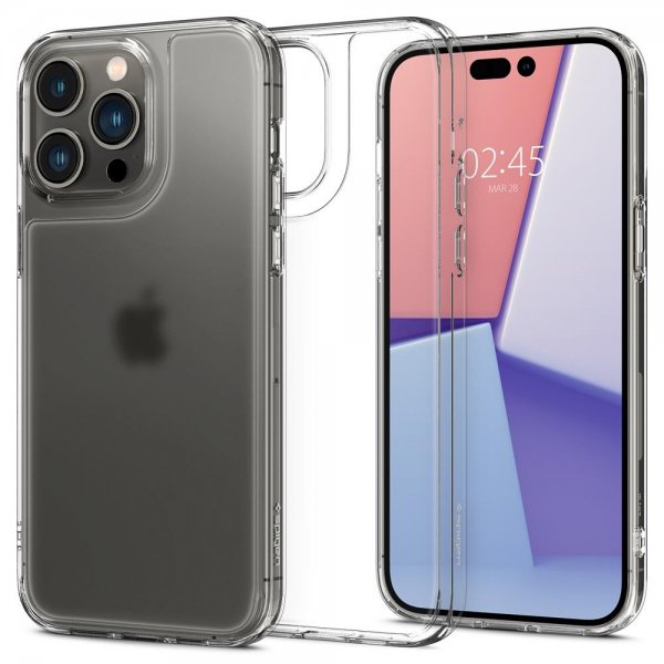 Spigen iPhone 14 Pro Cover Quartz Hybrid Mat Klar