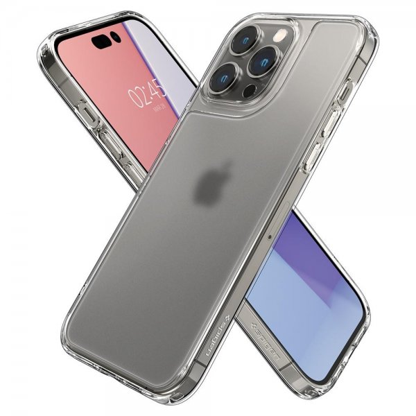 Spigen iPhone 14 Pro Cover Quartz Hybrid Mat Klar