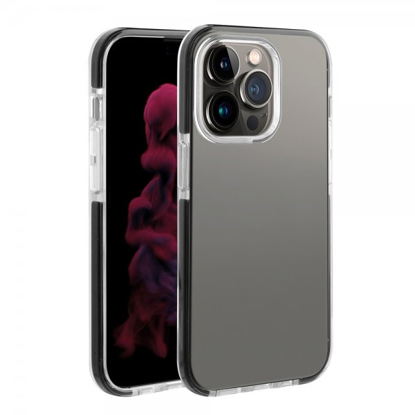 Vivanco iPhone 14 Pro Cover Rock Solid Sort Klar
