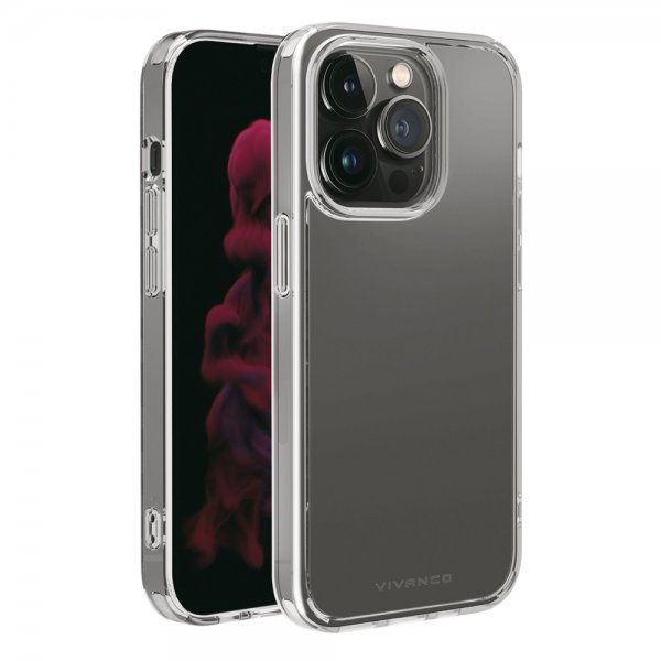 Vivanco iPhone 14 Pro Cover Safe & Steady Transparent