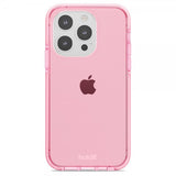 holdit iPhone 14 Pro Cover Seethru Bright Pink