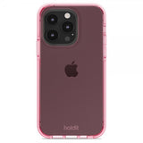holdit iPhone 14 Pro Cover Seethru Bright Pink