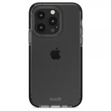 Holdit iPhone 14 Pro Cover Seethru Sort