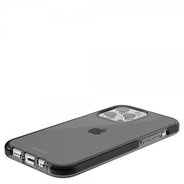 Holdit iPhone 14 Pro Cover Seethru Sort