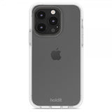 Holdit iPhone 14 Pro Cover Gennemsigtig Hvid