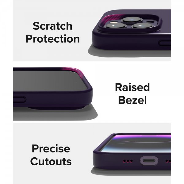 Ringke iPhone 14 Pro Cover Silikone Deep Purple
