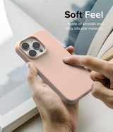 Ringke iPhone 14 Pro Cover Silikone Pink Sand