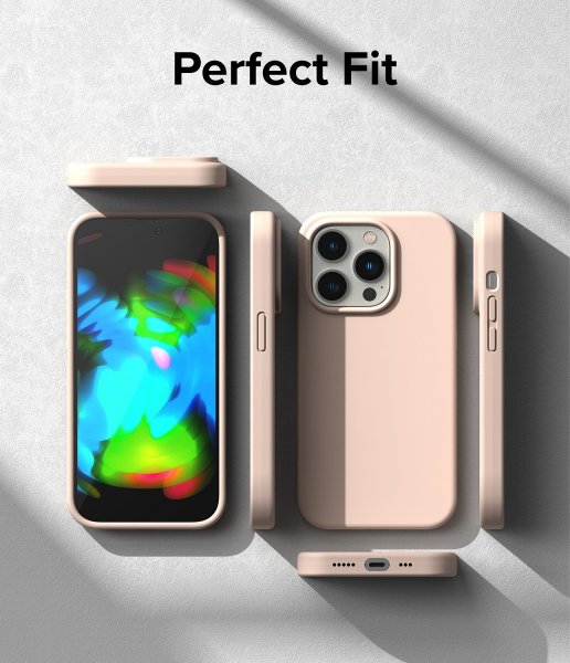 Ringke iPhone 14 Pro Cover Silikone Pink Sand