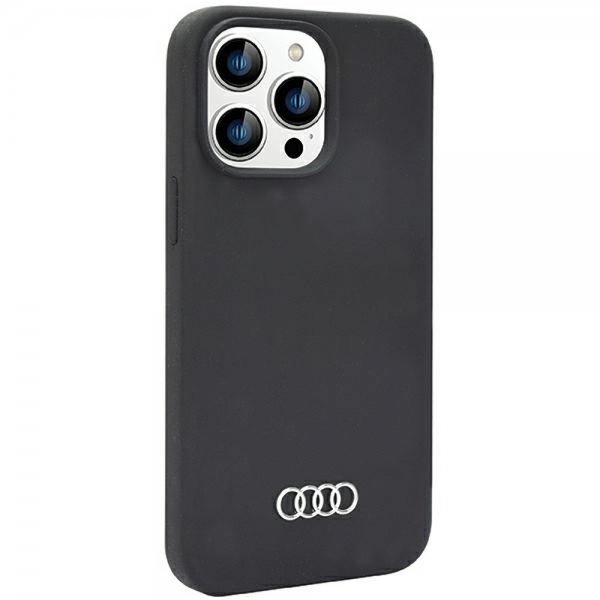Audi iPhone 14 Pro Skal Silikone Sort