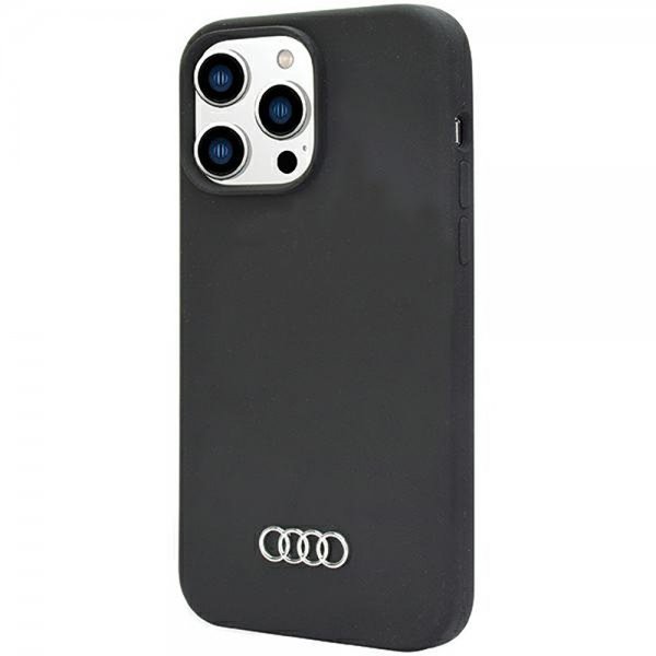 Audi iPhone 14 Pro Skal Silikone Sort