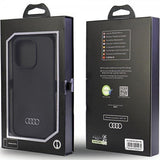 Audi iPhone 14 Pro Skal Silikone Sort