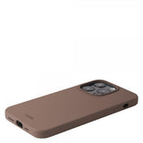 holdit iPhone 14 Pro Cover Silikone Dark Brown
