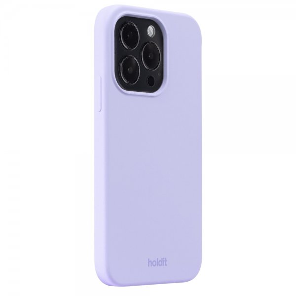 holdit iPhone 14 Pro Cover Silikone Lavender