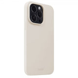 holdit iPhone 14 Pro Cover Silikone Light Beige