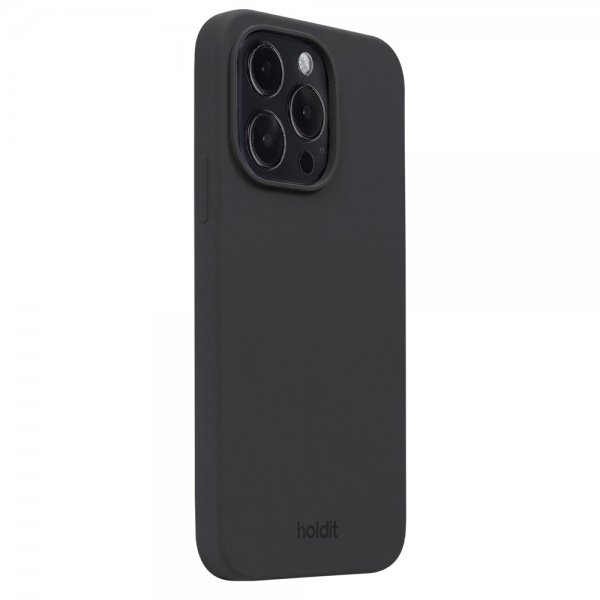 holdit iPhone 14 Pro Cover Silikone Sort