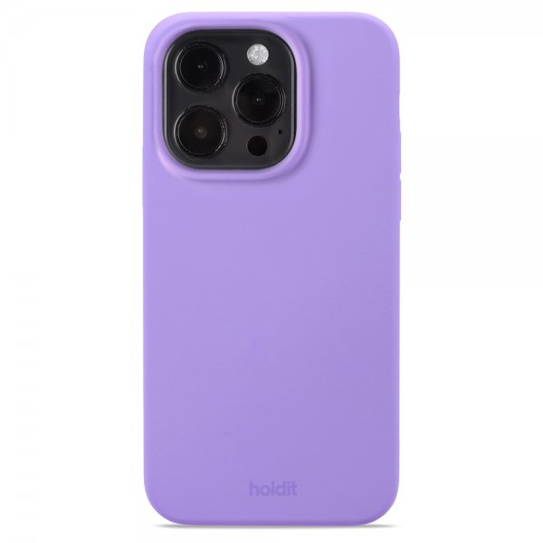 Holdit iPhone 14 Pro Cover Silikone Violet