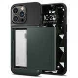 Spigen iPhone 14 Pro Cover Slim Armor CS Abyss Green