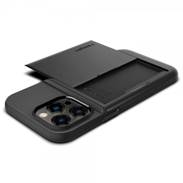 Spigen iPhone 14 Pro Cover Slim Armor CS Sort