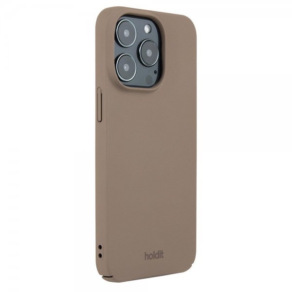 holdit iPhone 14 Pro Cover Slim Case Mocha Brown