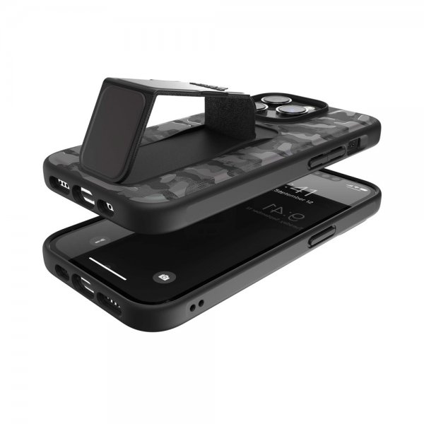 Adidas iPhone 14 Pro Cover SP Grip Case Camo Sort