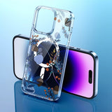 iPhone 14 Pro Cover Spring Series MagSafe Lilla Blomster