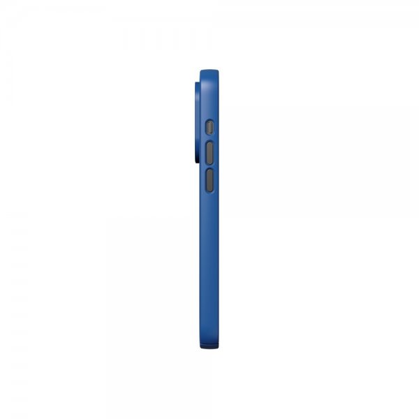 Nudient iPhone 14 Pro Cover Thin Case Blueprint Blue