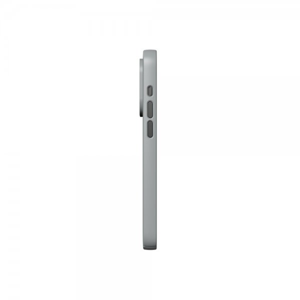 Nudient iPhone 14 Pro Cover Thin Case MagSafe Concrete Grey