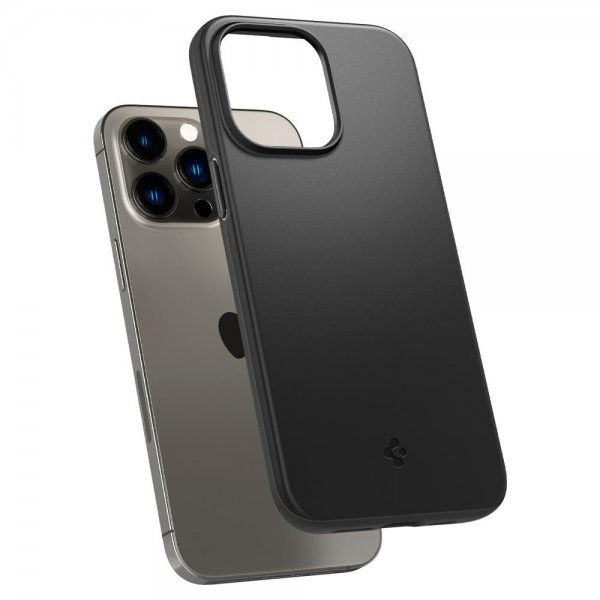 Spigen iPhone 14 Pro Cover Thin Fit Sort