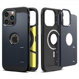 Spigen iPhone 14 Pro Cover Tough Armor MagFit Metal Slate