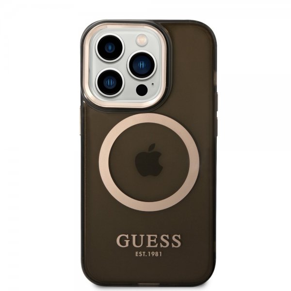 Guess iPhone 14 Pro Cover Translucent MagSafe Sort