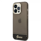 Guess iPhone 14 Pro Cover Translucent Sort