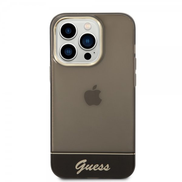 Guess iPhone 14 Pro Cover Translucent Sort