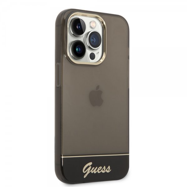 Guess iPhone 14 Pro Cover Translucent Sort