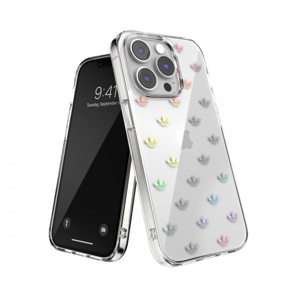 Adidas iPhone 14 Pro Skal Trefoil Clear Case Transparent